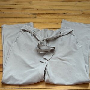 Suzy Shier Cream Wide Leg Pants